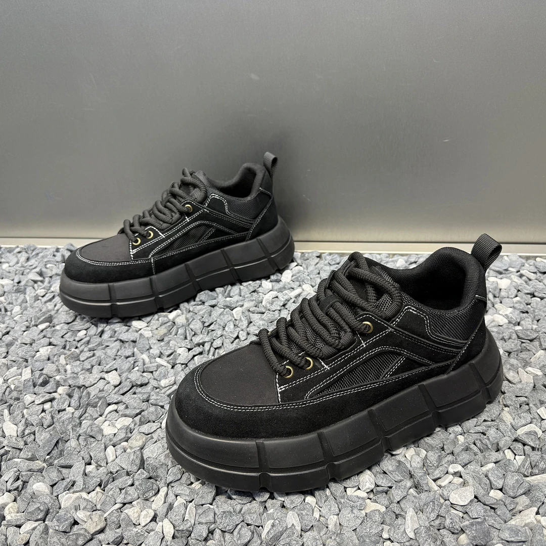 男鞋2025冬季新款加绒休闲鞋舒适保暖运动鞋青年百搭男款潮流板鞋