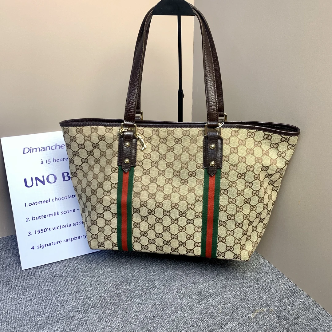 95新 GUCCI/古驰 小怡中古/GUCCI单肩包/古驰托特包