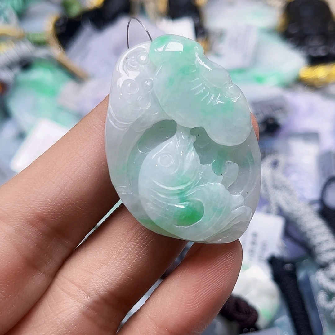 翡翠未镶嵌颈饰缅甸翡翠A货