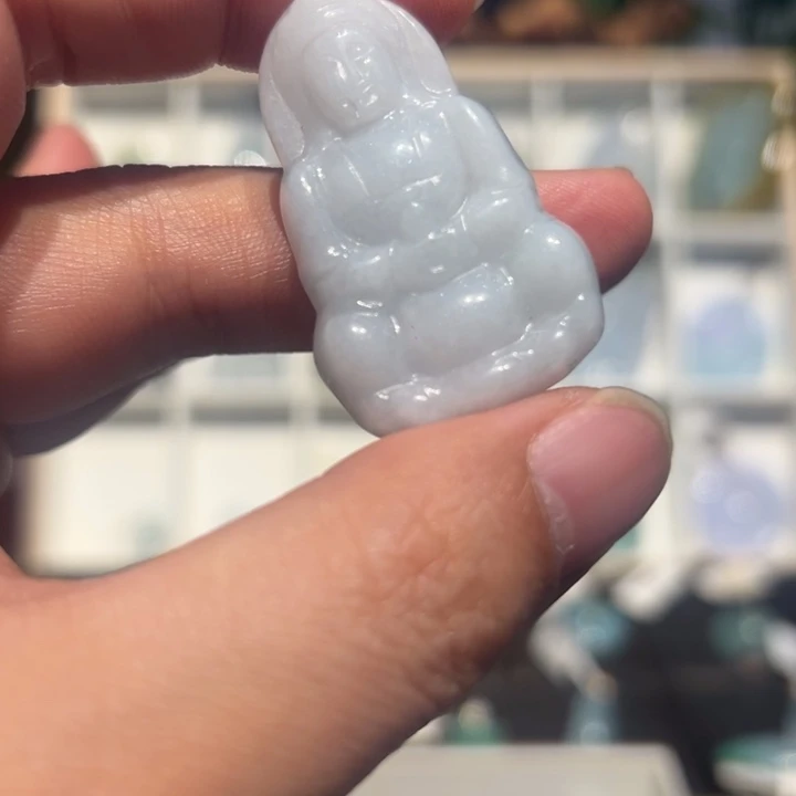 翡翠未镶嵌颈饰缅甸翡翠观音