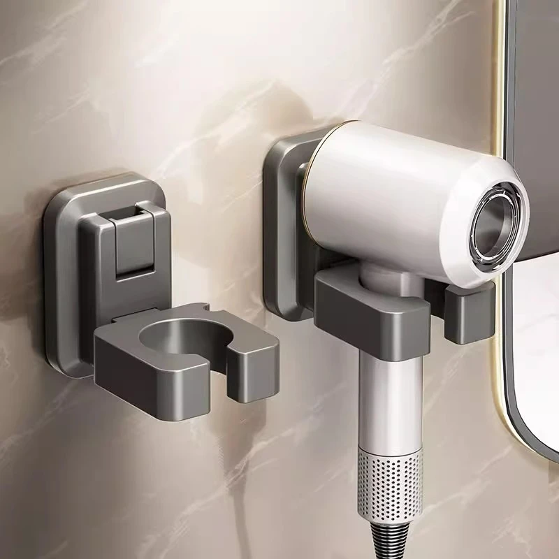 优勤吸盘电吹风机架卫生间置物架壁挂式挂墙浴室免打孔吹风机架子