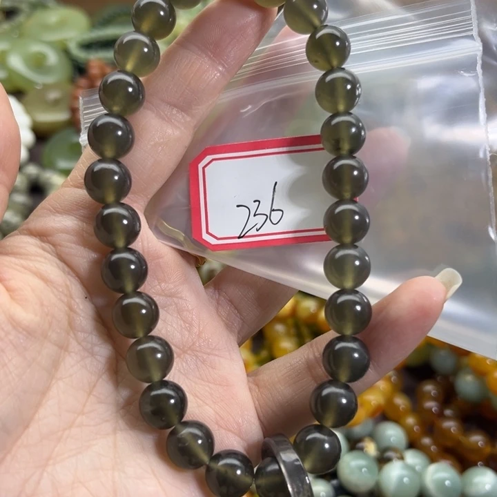 蛇纹石玉未镶嵌手链