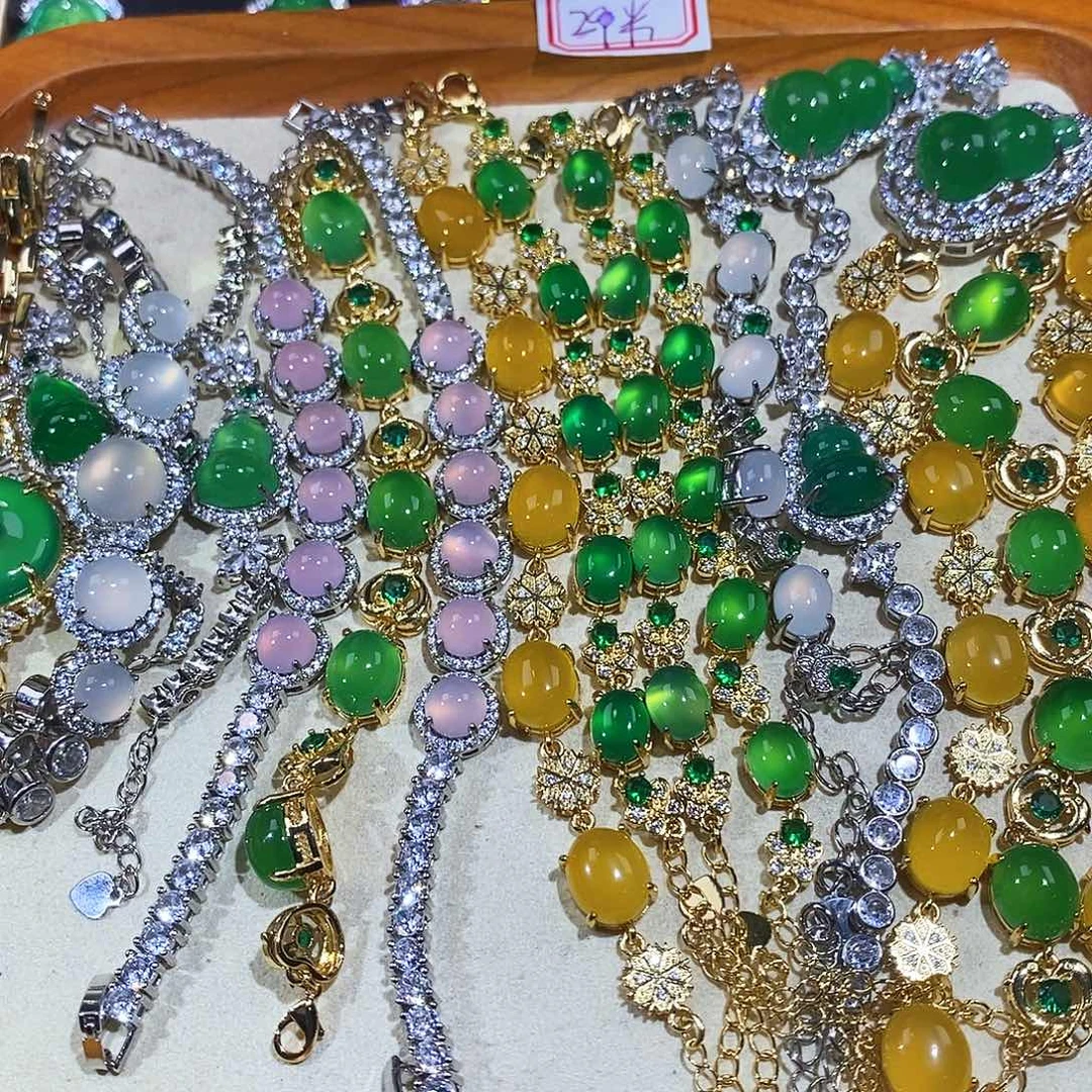 合金手链玛瑙/玉髓