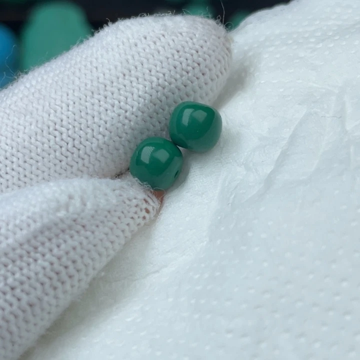 高瓷全玉华8mm老型一对