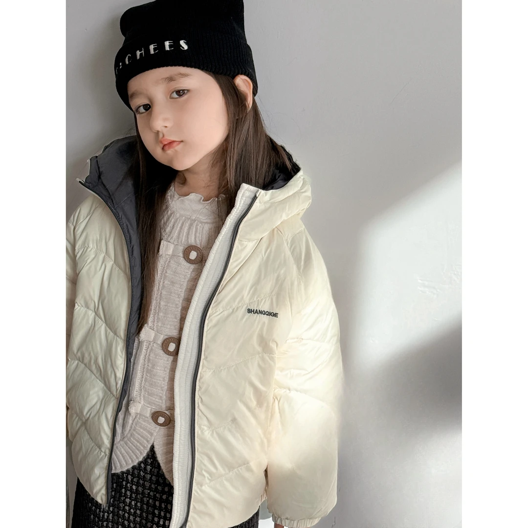 恩姐定制2024时尚秋冬女童儿童保暖羽绒服ENY808