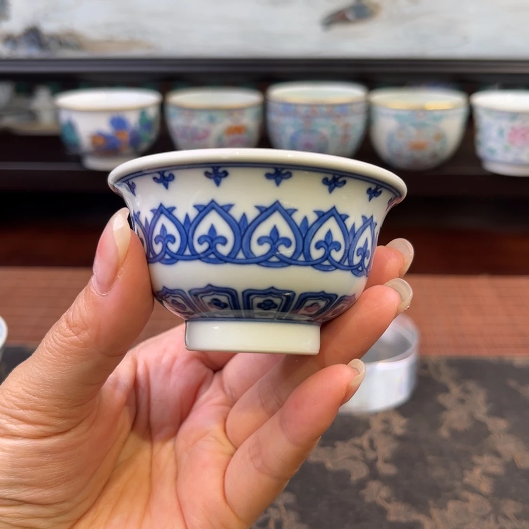 杨***笑手工陶瓷柴窑宝相小压手杯