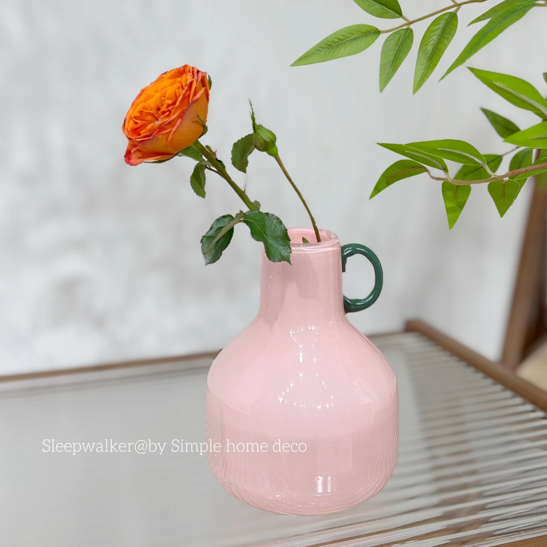 微瑕多巴胺小提壶，小空间鞋柜床头柜小花瓶