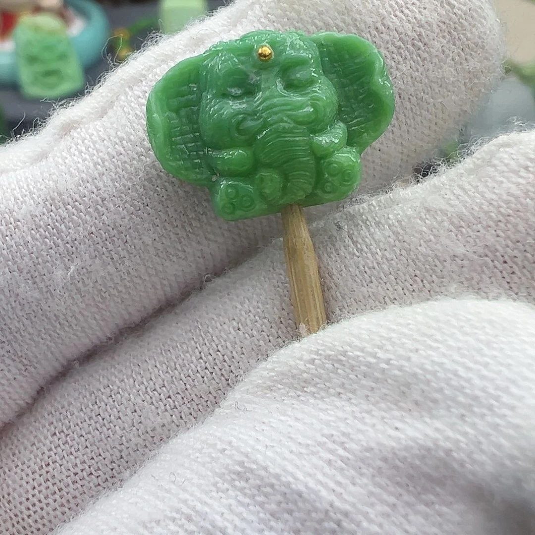 绿松石菜籽黄绿松石Z未镶嵌