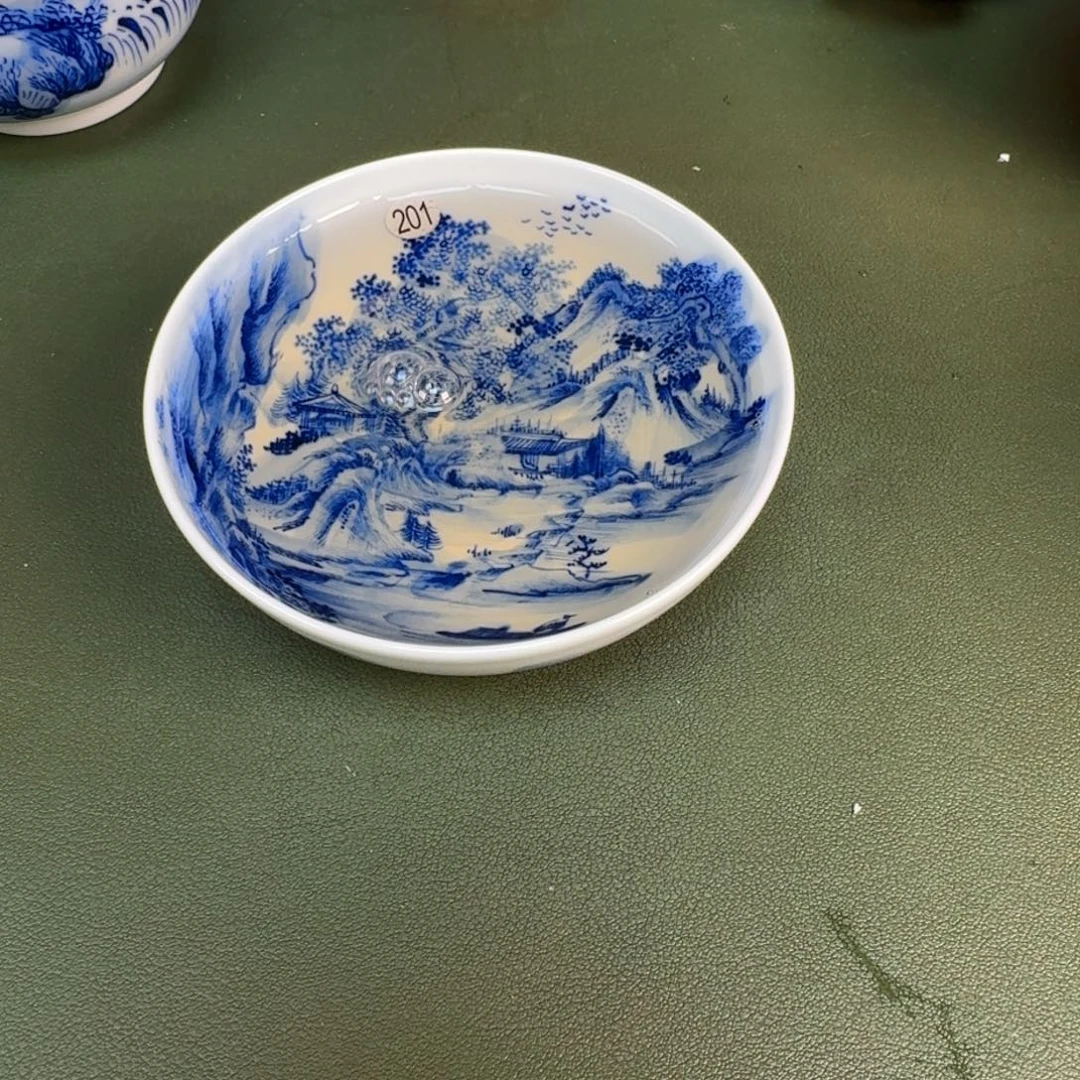 陶瓷景德镇纯手绘茶具圆圆201