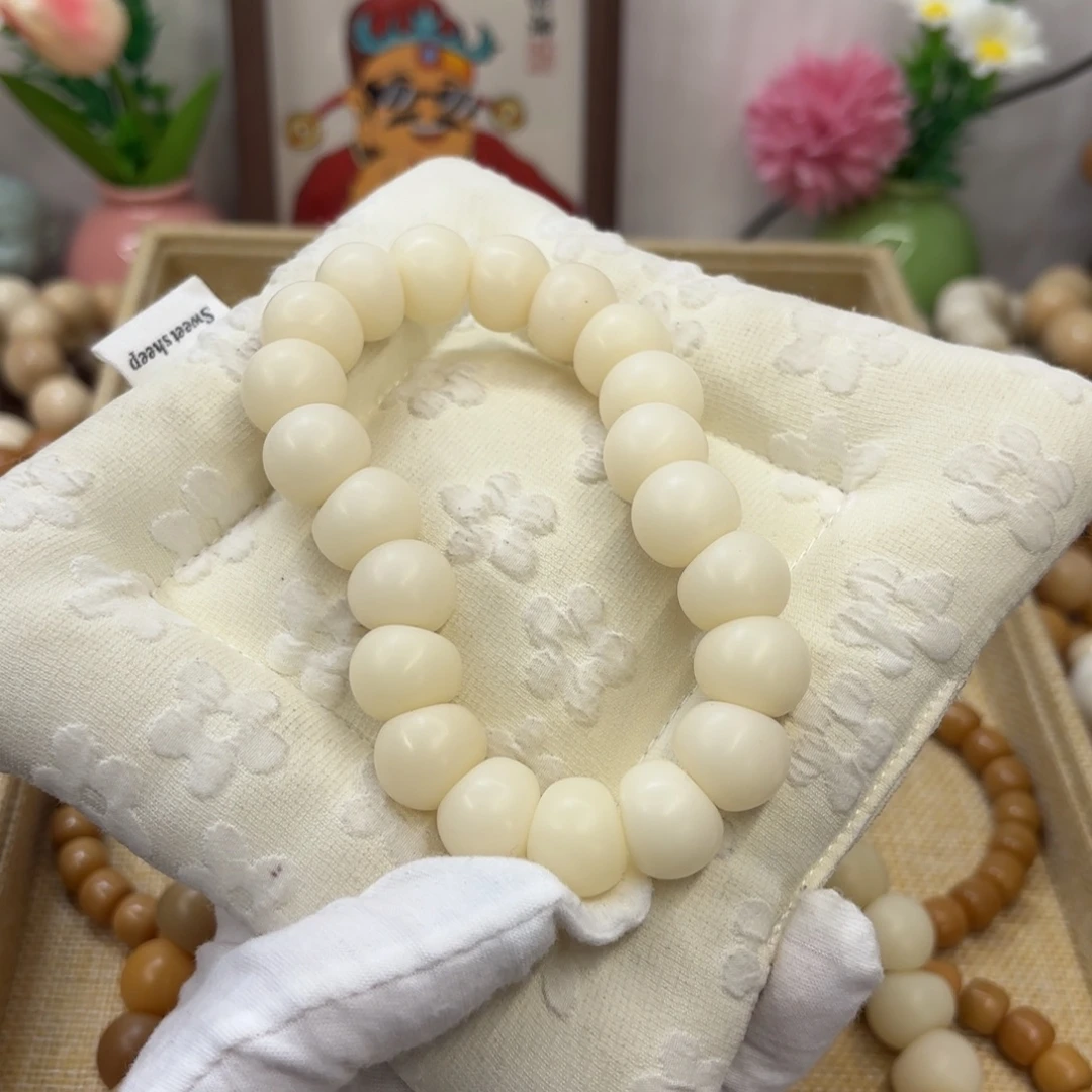 菩提根/象牙果吊坠16干磨落地果纯白胖墩肠默认瑕单圈