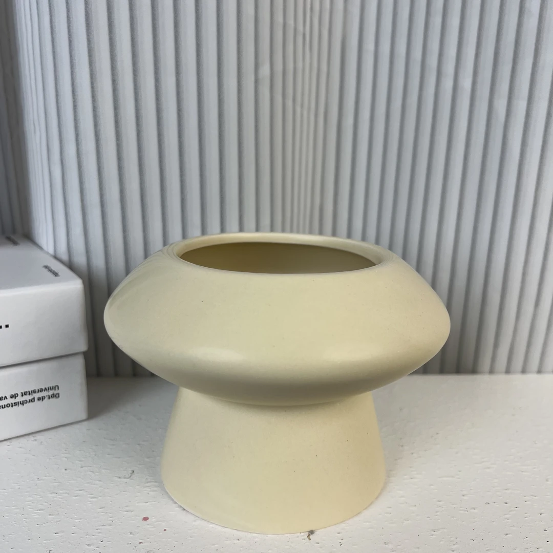 【8824陶瓷盆】蝴蝶兰专用带孔透气陶瓷花盆 高温烧制简约时尚高级