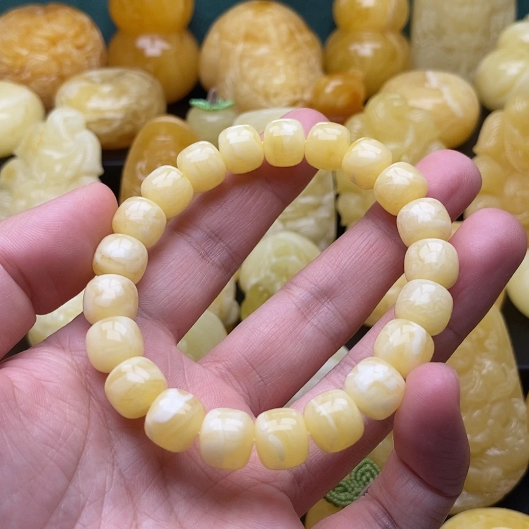 琥珀颈饰未镶嵌琥珀蜜蜡吊坠