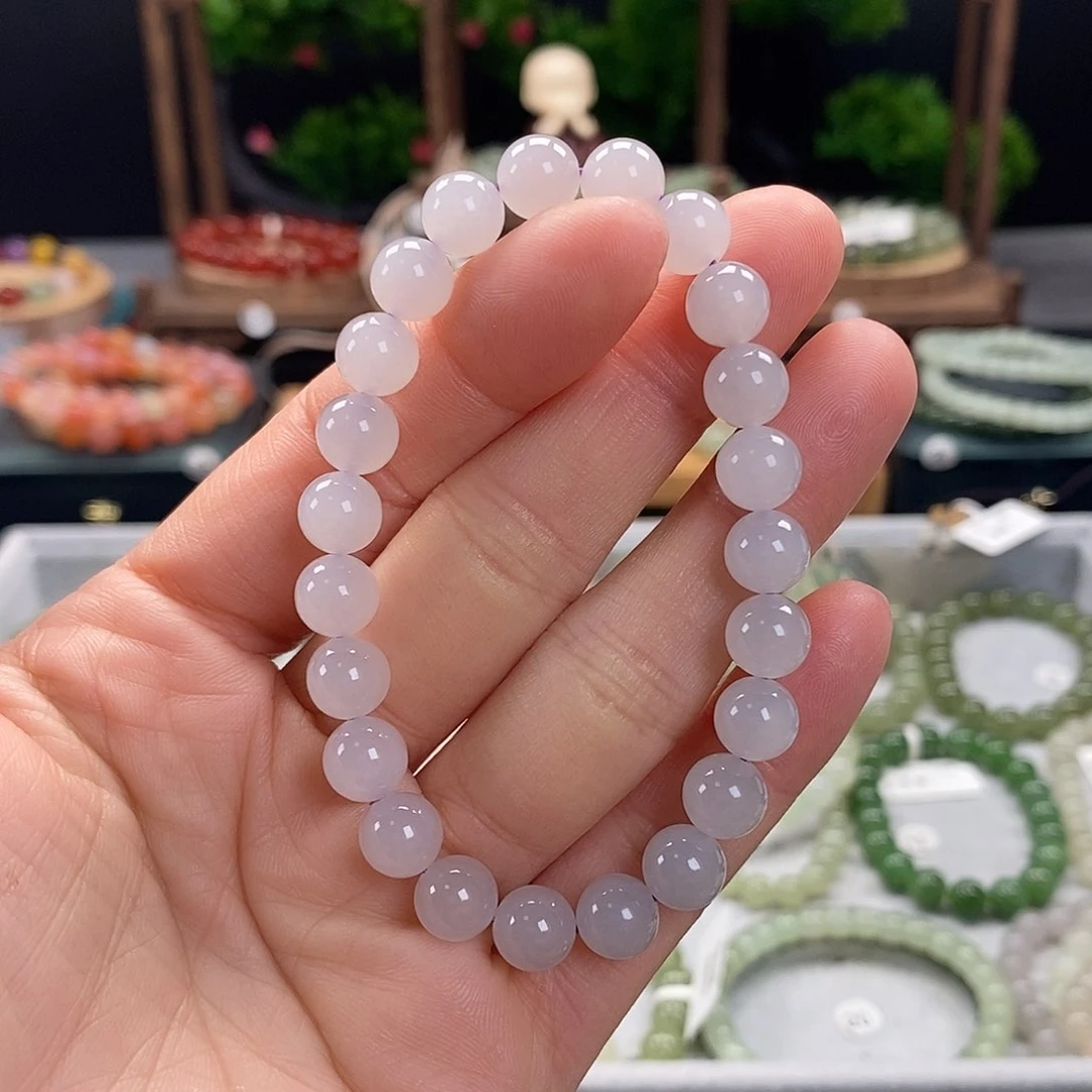 和田玉手链未镶嵌微微瑕