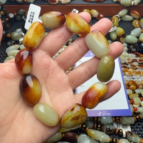 和田玉手链未镶嵌醉****声