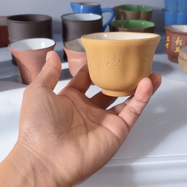 茶壶紫砂段泥杯子