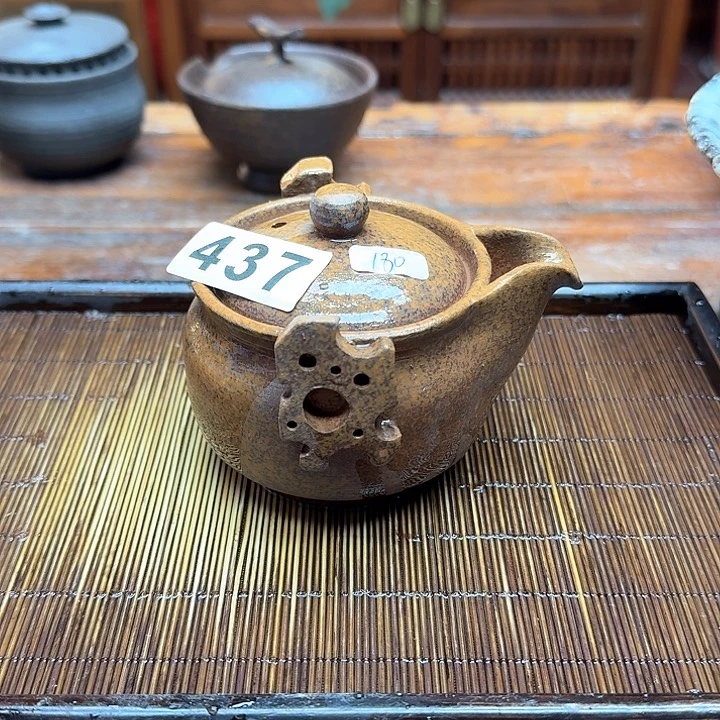 纯手工制作粗陶茶具