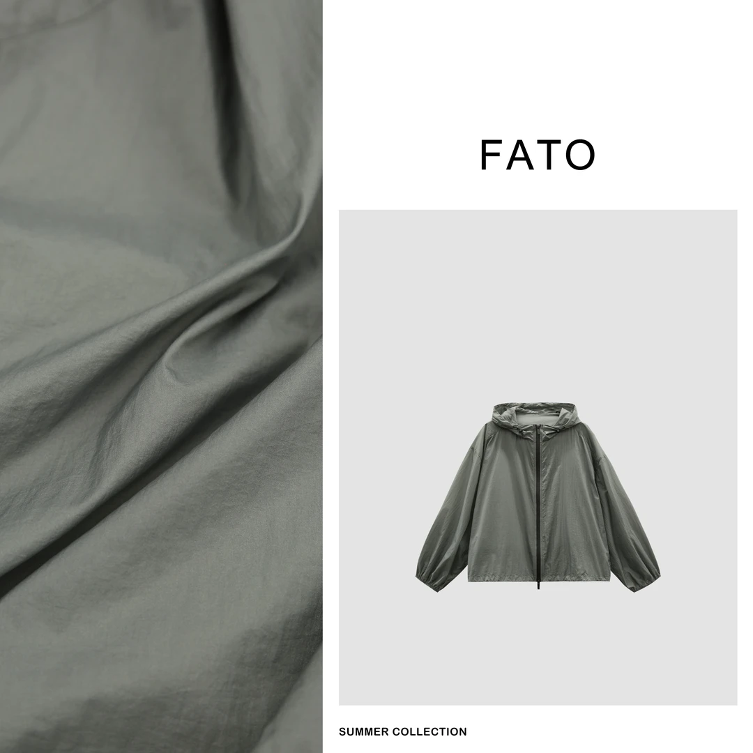fattonny郑买买【雾林】夏款百搭显瘦高级感防晒抽绳外套 YZ50324W1