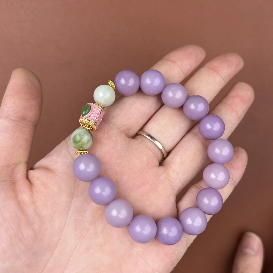 JG0006 芋泥啵啵菩提单圈手串 无礼盒