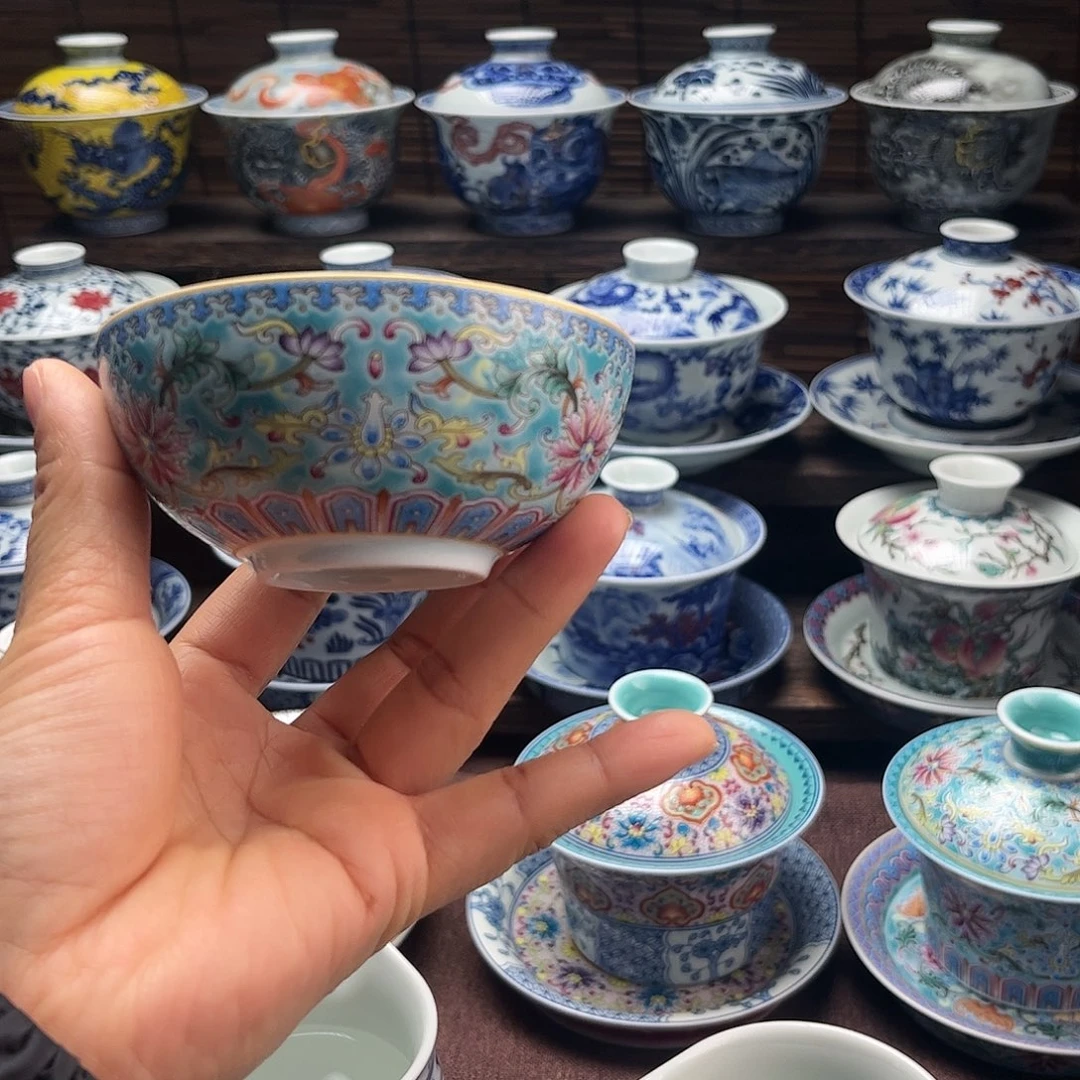 陶摆件景德镇陶瓷普洱杯