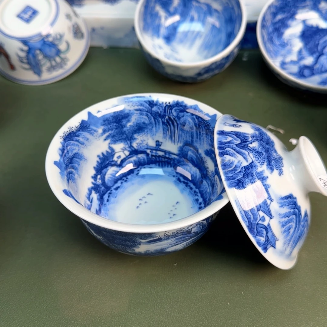 景德镇纯手绘茶具圆圆248