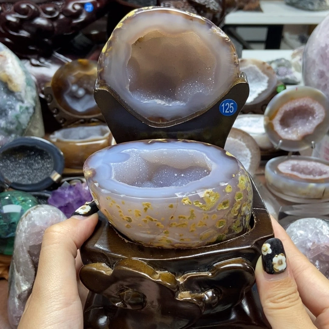 未镶嵌紫晶摆件水晶