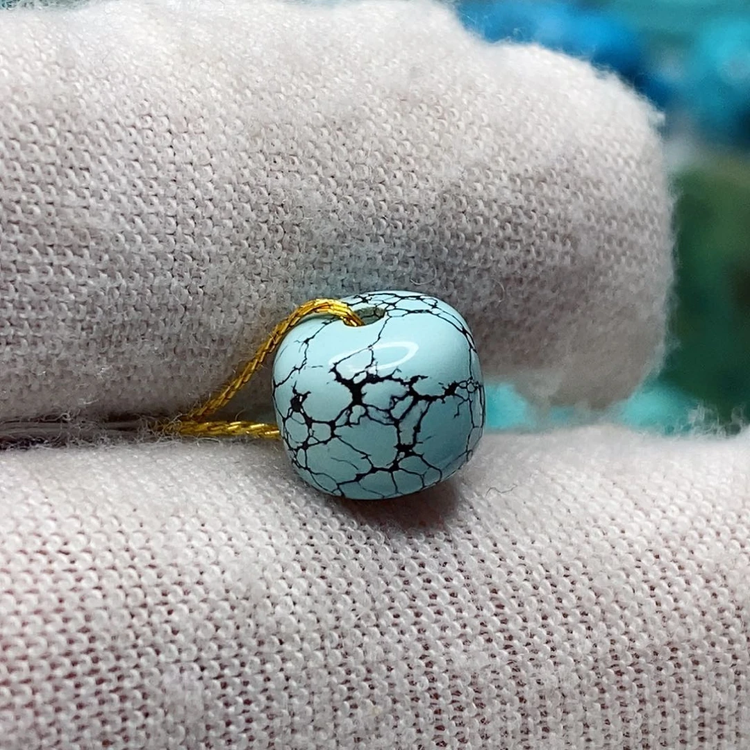 绿松石未镶嵌天然原矿 地大质检