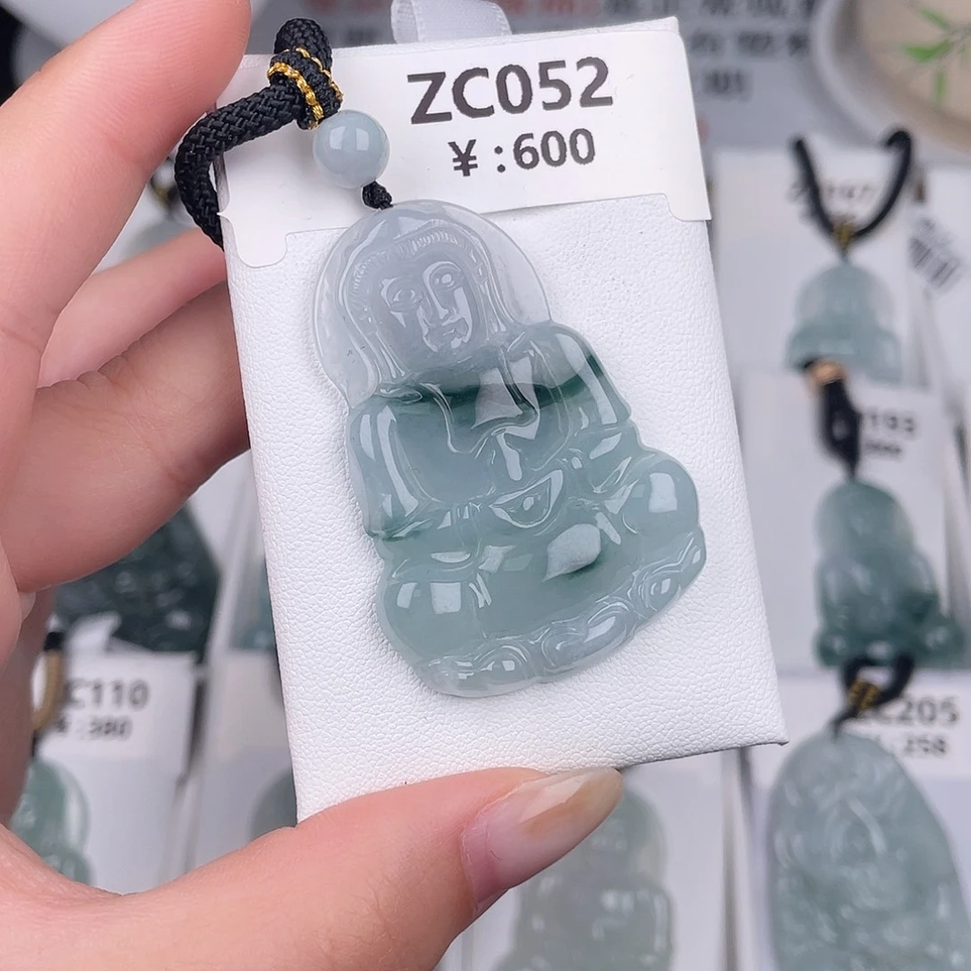 翡翠未镶嵌颈饰zc052