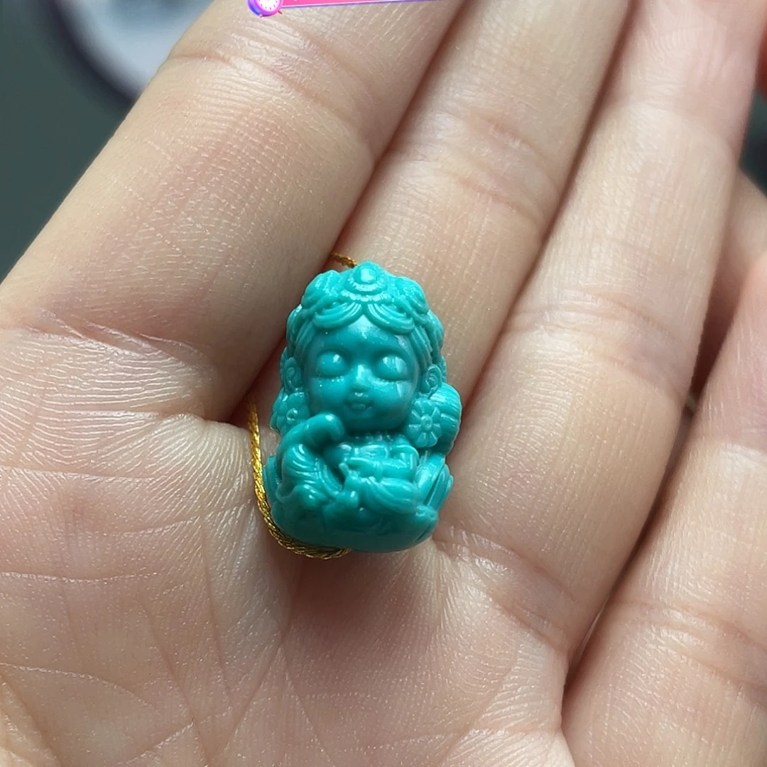 绿松石未镶嵌颈饰