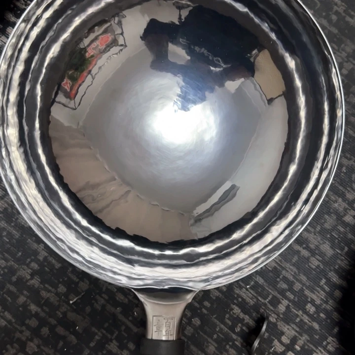 用***2熟铁手工锻打铁锅32