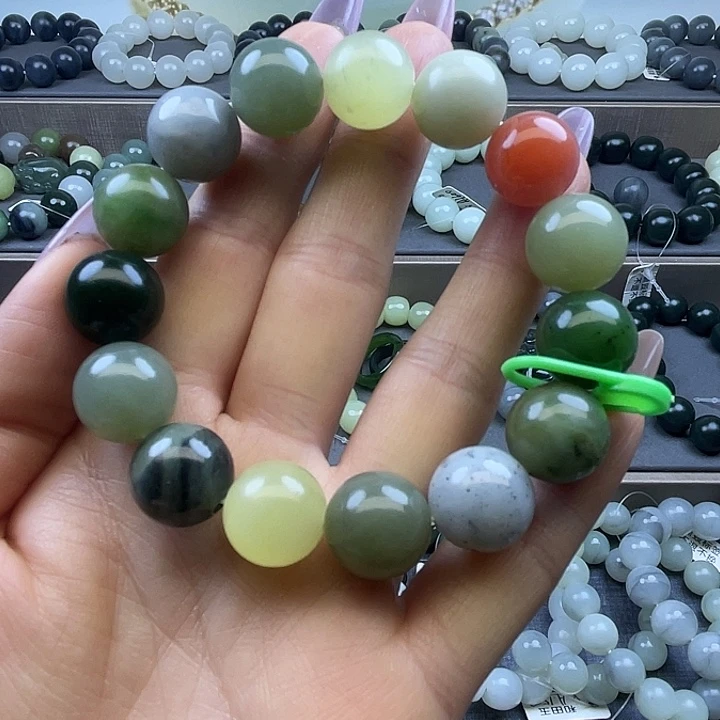 和田玉未镶嵌手链