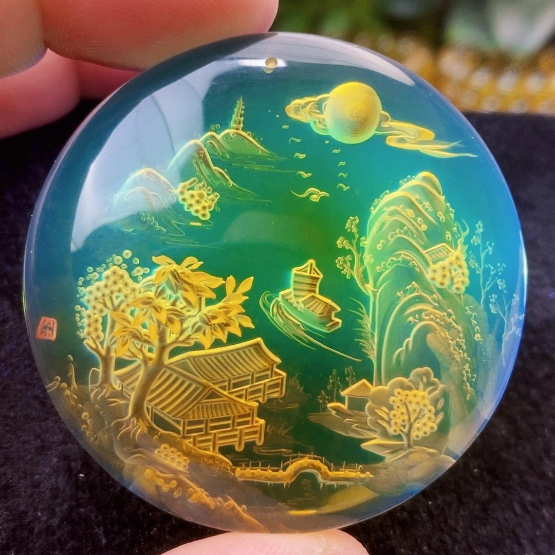 【闪购商品】蓝珀吊坠(不含链)未镶嵌