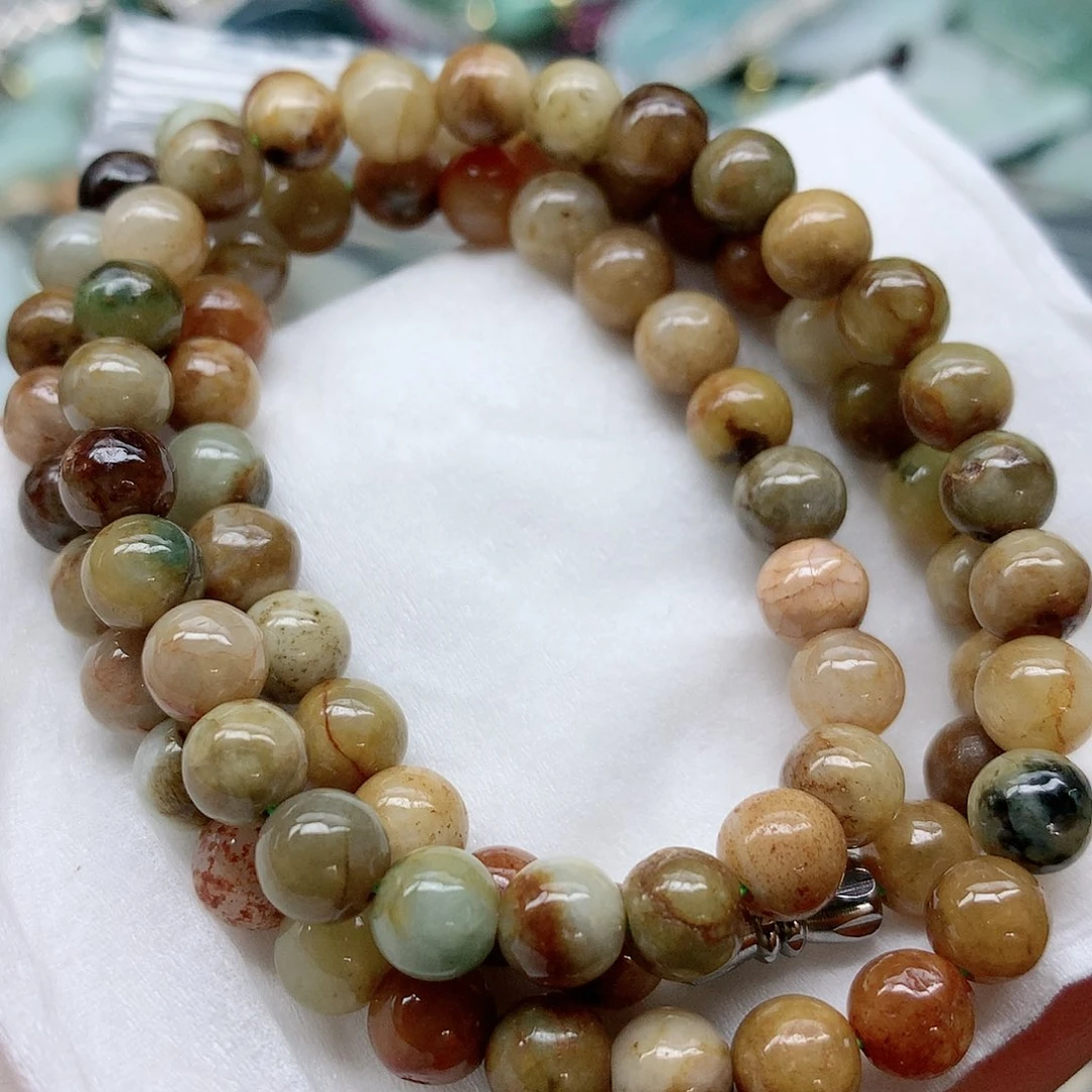 翡翠颈饰未镶嵌手串