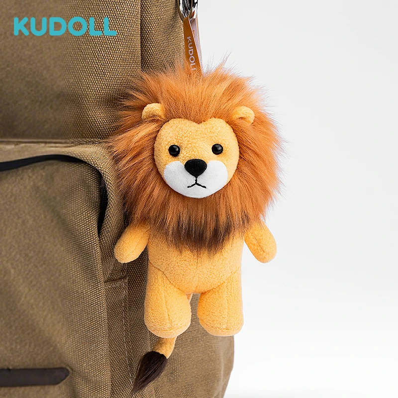 KUDOLL库岛玩偶小狮子Leo毛绒挂件可爱潮酷柔软好rua包挂玩偶礼物