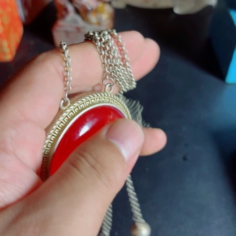 紫金钵盂菩提把件