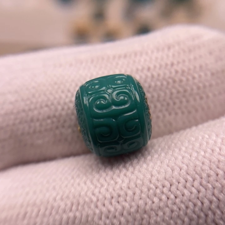 未镶嵌绿松石回纹老型10.5mmAA1009