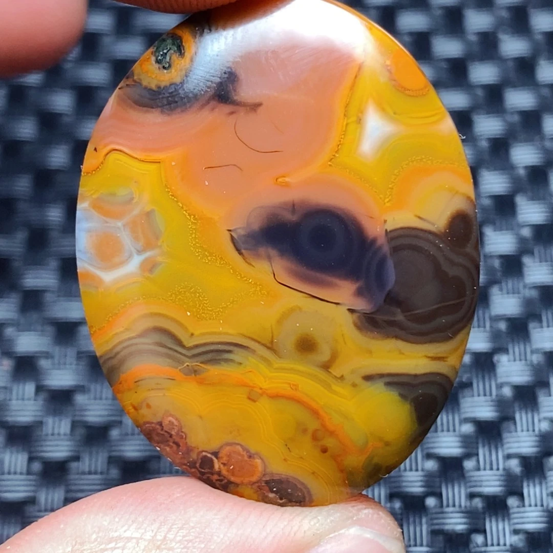 玛瑙/玉髓吊坠(不含链)未镶嵌樱*树