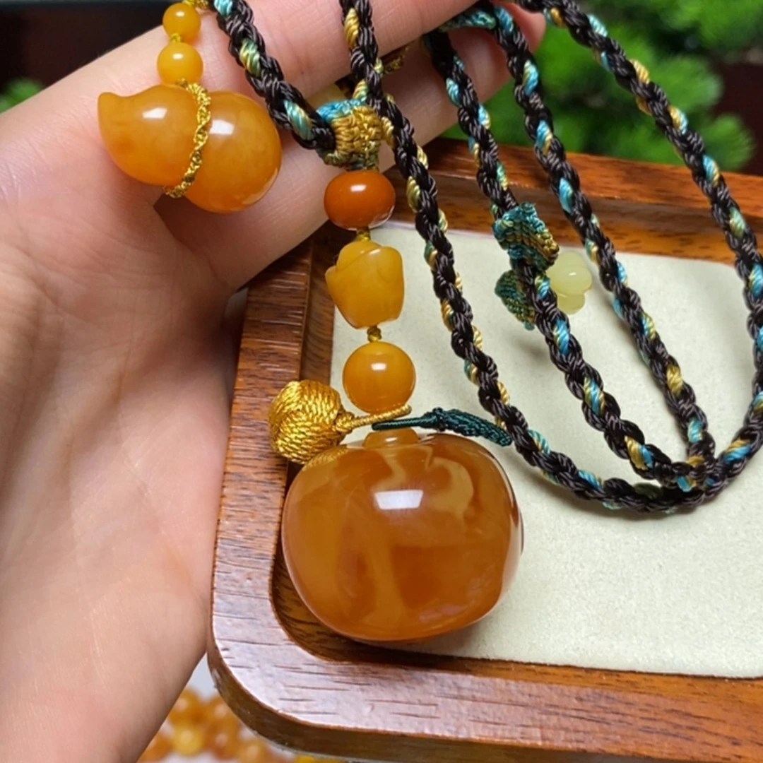 【闪购商品】蜜蜡颈饰未镶嵌项链