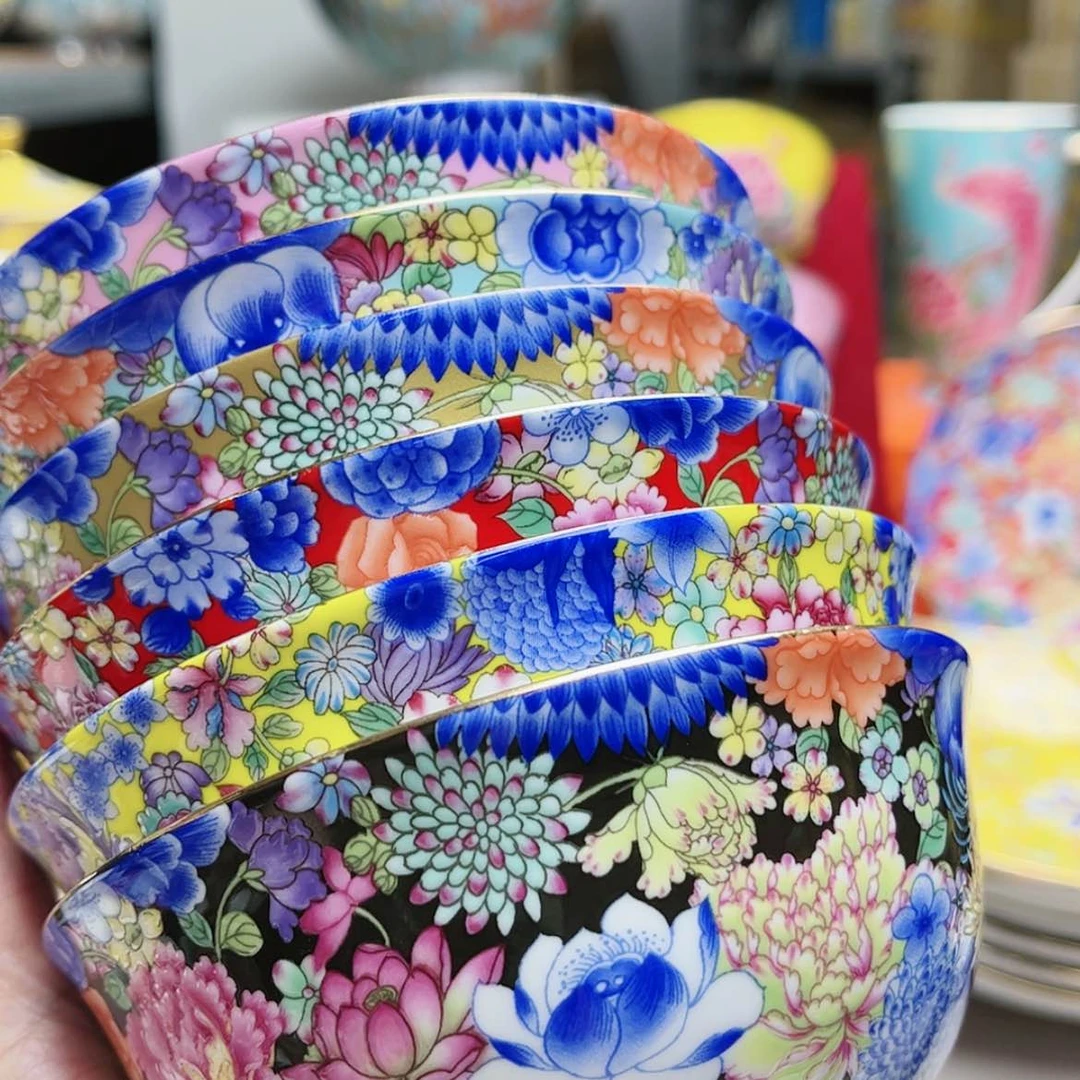 【闪购商品】珐琅4.5寸6个…………