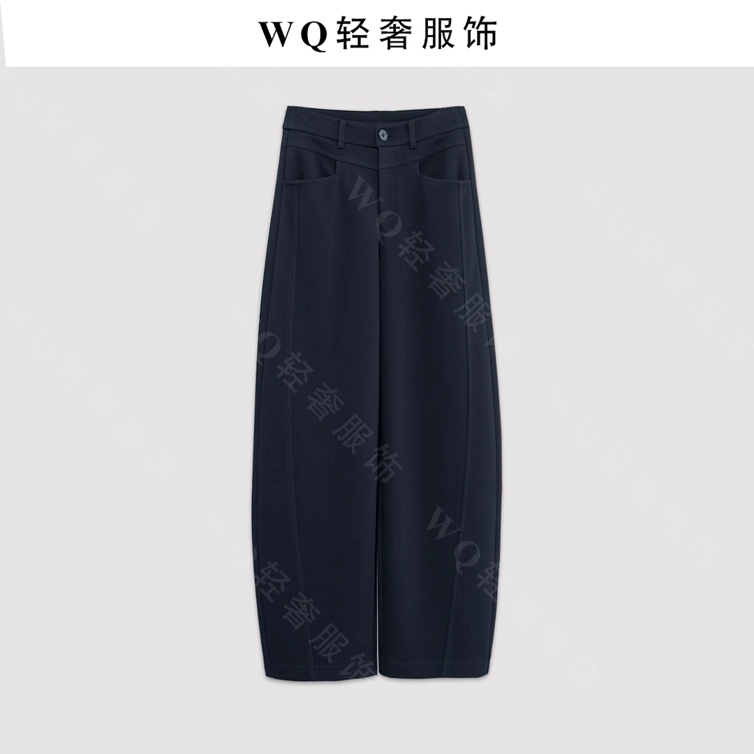 【专柜品质】新K88033秋冬款可机洗羊毛裤680克加厚