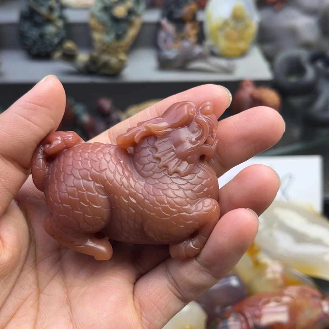 石英质玉手把件未镶嵌不**班