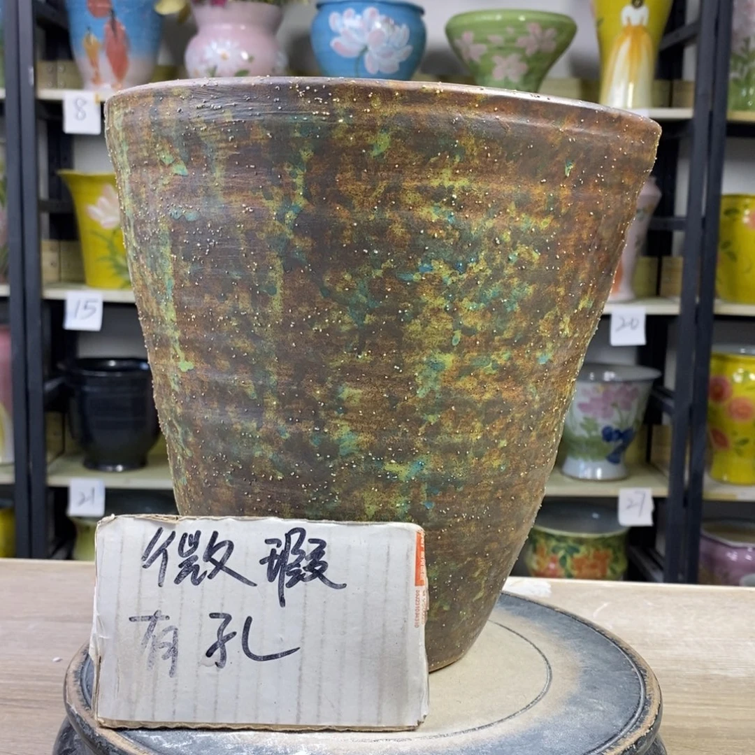 景德镇手工手绘陶瓷花盆