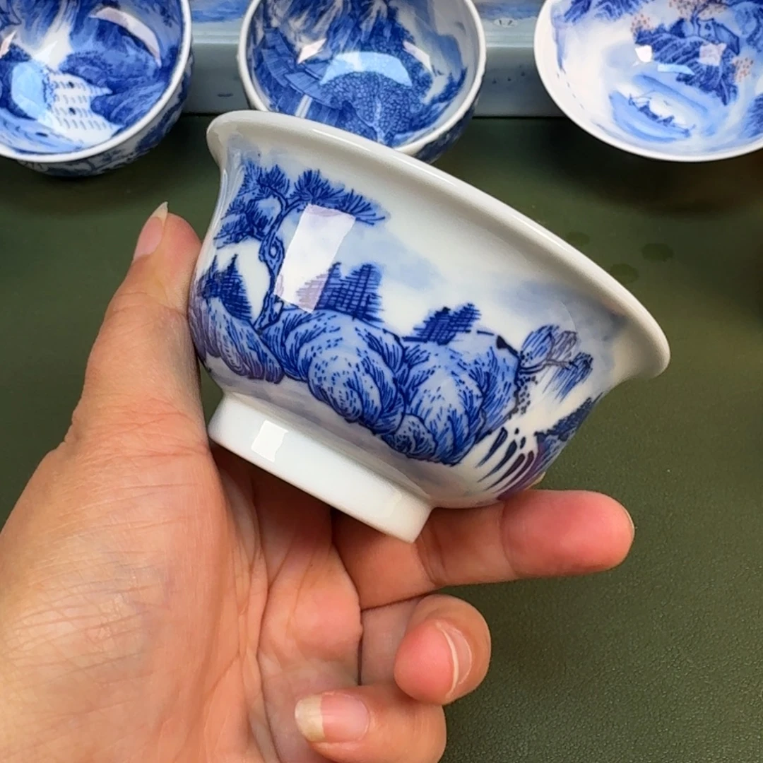 景德镇纯手绘茶具圆圆293