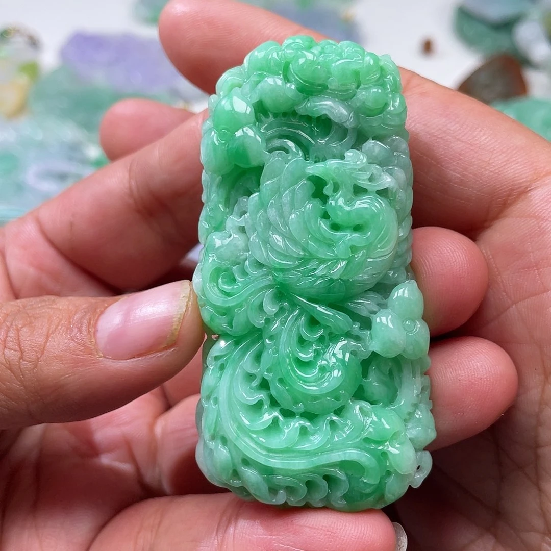 颈饰未镶嵌翡翠翡玉缘翡翠