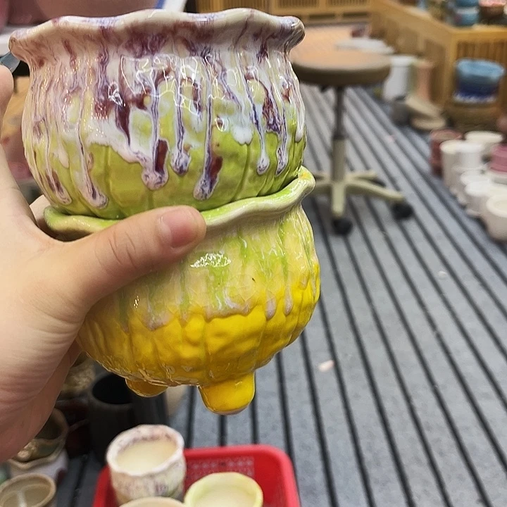 有孔.多肉陶瓷花盆！