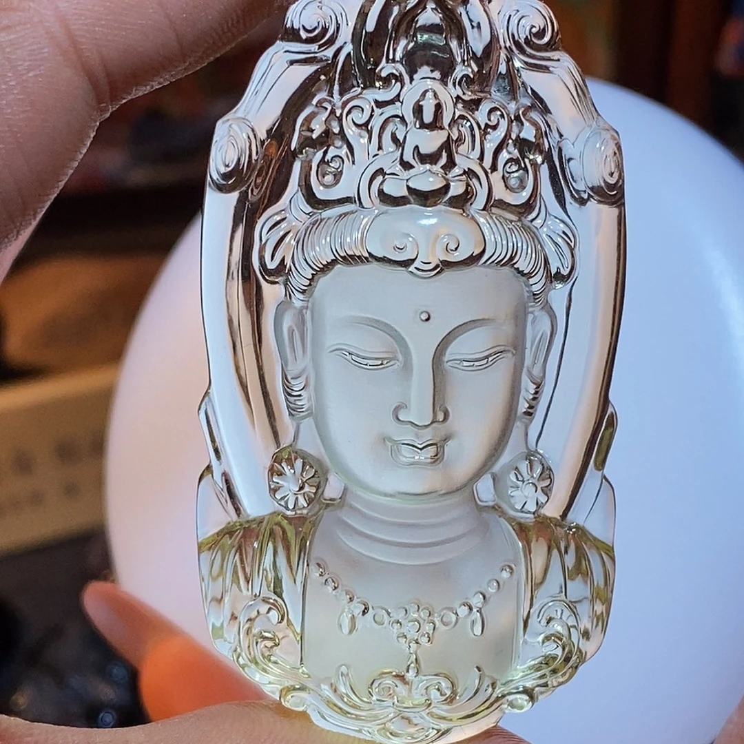 路***巴未镶嵌水晶颈饰吊坠