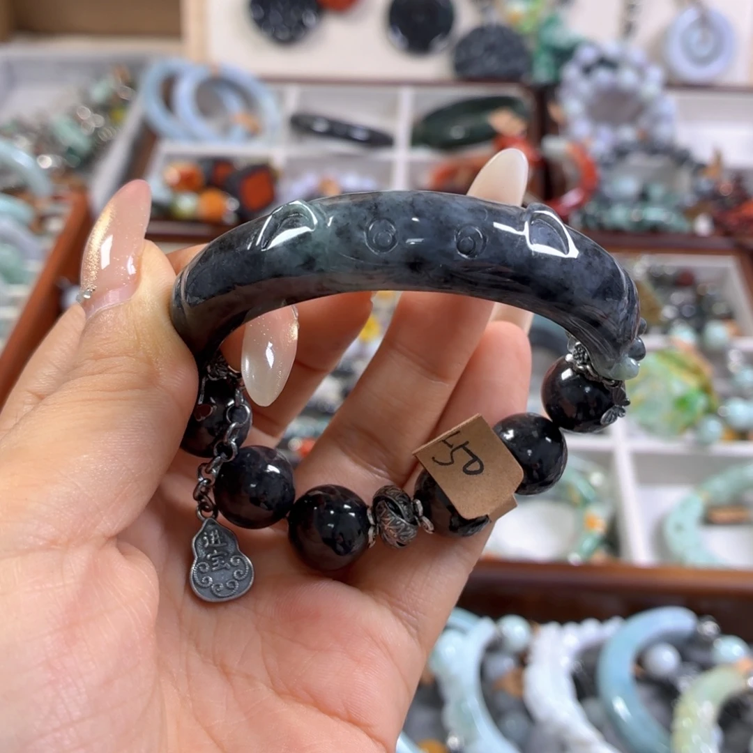 ✐***๓未镶嵌挂件翡翠手串