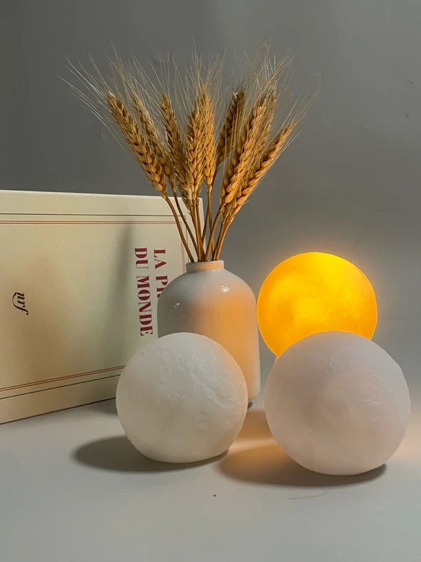 床头柜月球灯创意小夜灯电池款宿舍必备好物家居生活必备好物卧室