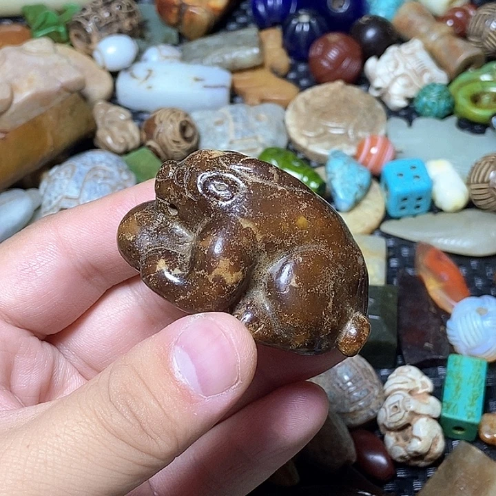 和田玉未镶嵌颈饰15