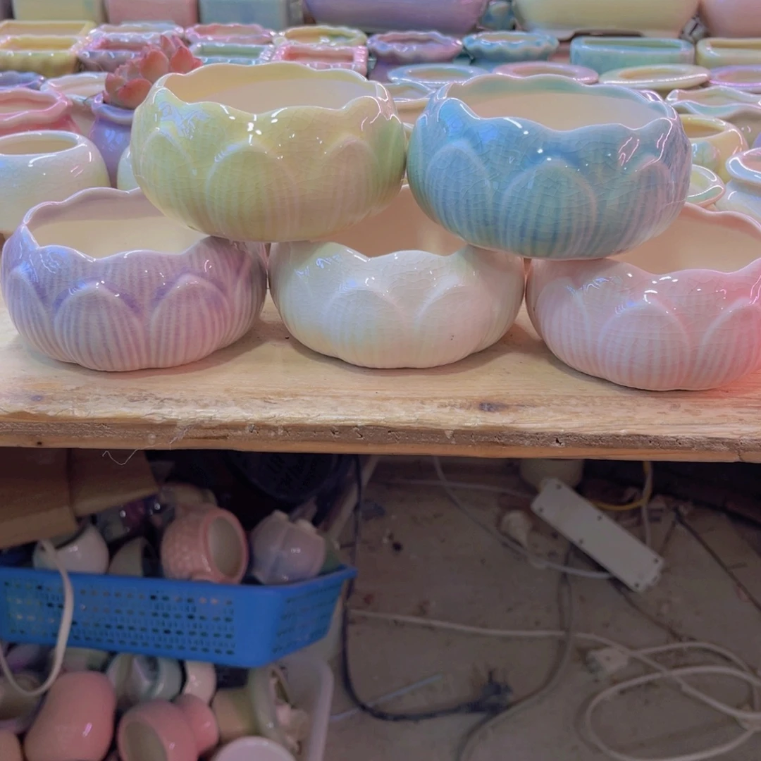 陶瓷花盆当场凑满12包邮