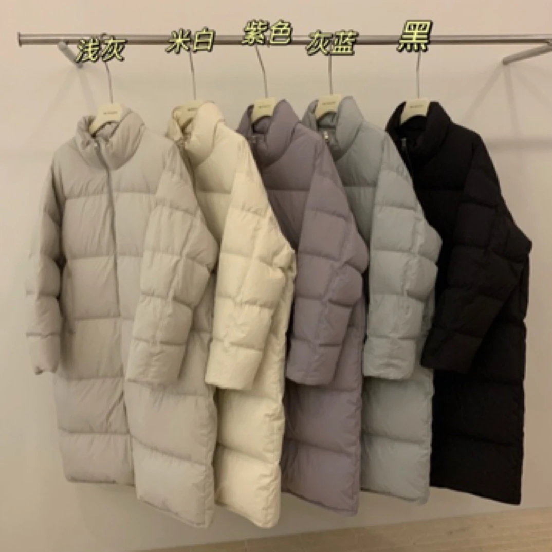 清仓新国标立领长款羽绒服